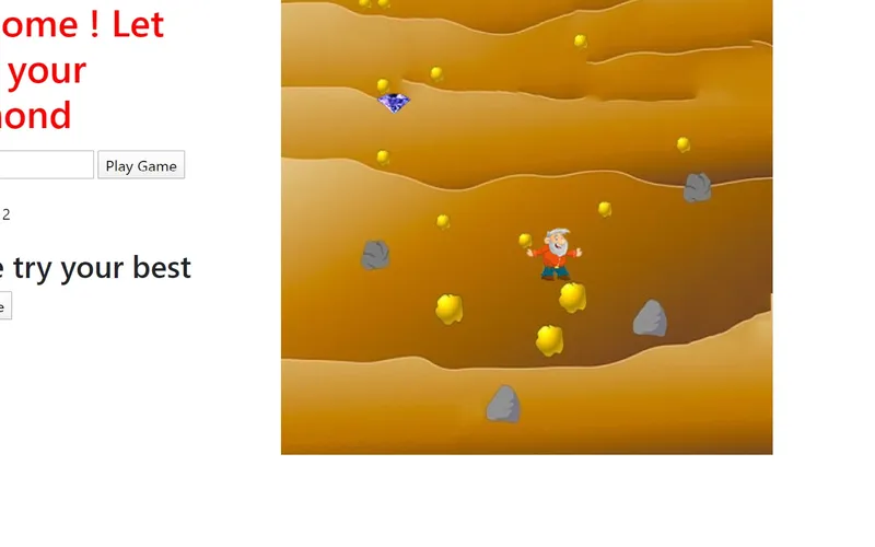 Screenshot of Game Gold Miner